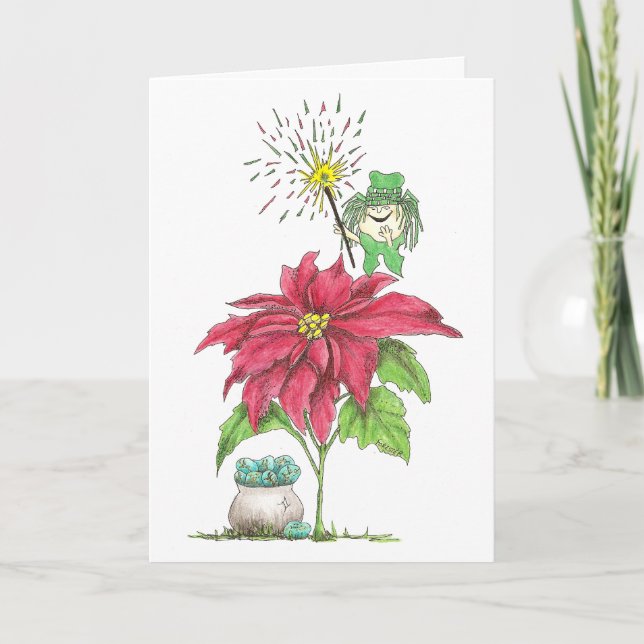 December Fairy Birthday Card (Front)