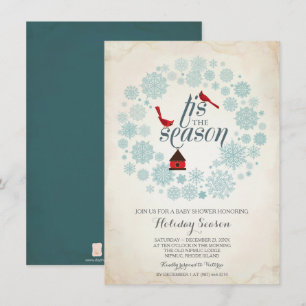 December Invitation, tis the season Invitation