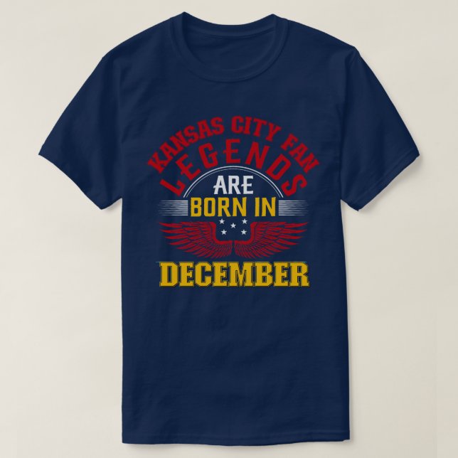 December Kansas City Fan Tailgating Kansas City Ch T-Shirt (Design Front)