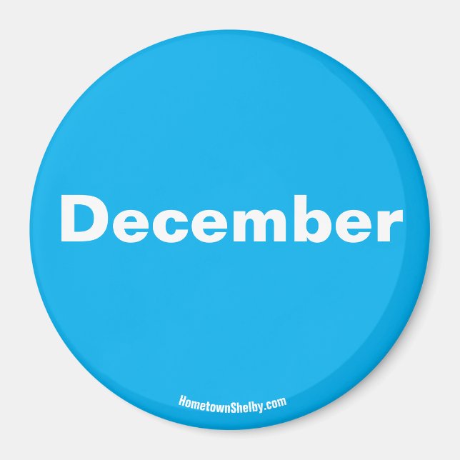 December magnet (Front)
