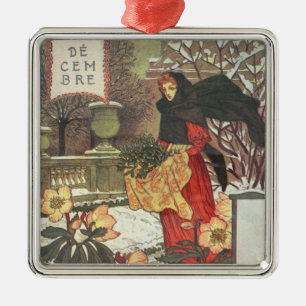 December Metal Tree Decoration