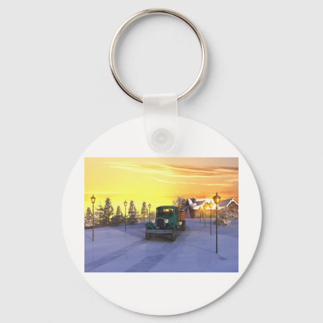 December Morning Key Ring (Front)