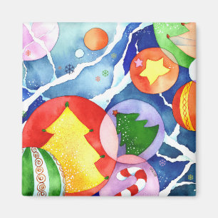 December Ornaments: Christmas Magnet