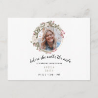December Photo Bridal Shower Invitation