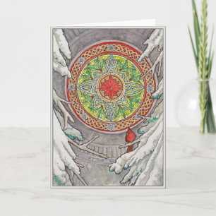 December's Window Greeting Card