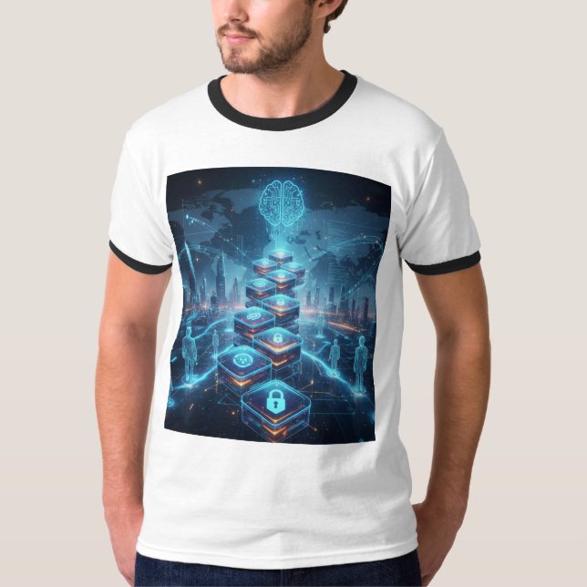 "Decentralised Future" T-Shirt (Front)