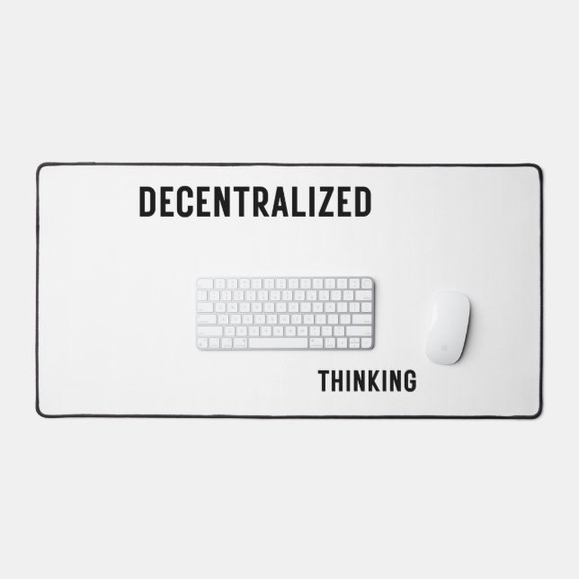 Decentralised Thinking Large Industrial Desk Mat  (Keyboard & Mouse)