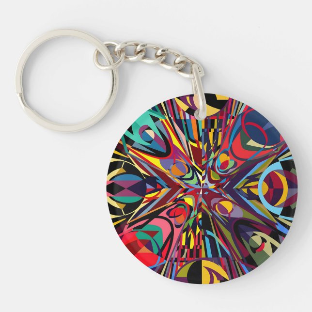 Deceptive Dimensions Key Ring (Front)