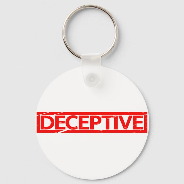 Deceptive Stamp Key Ring (Front)