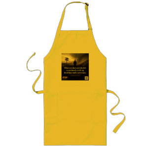 Decide Consciously Book Quote Long Apron