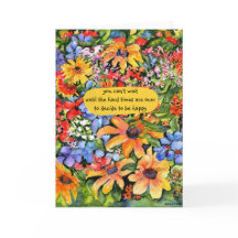 decide to be happy Folded Greeting Card