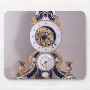 Decimal and duodecimal clock mouse mat