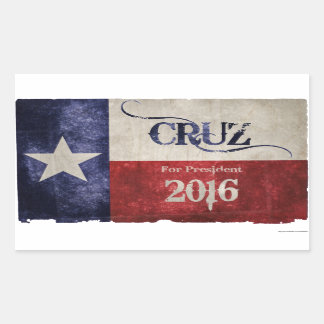 Decision 2016 - Ted Cruz (R-TX) for President! Rectangular Sticker