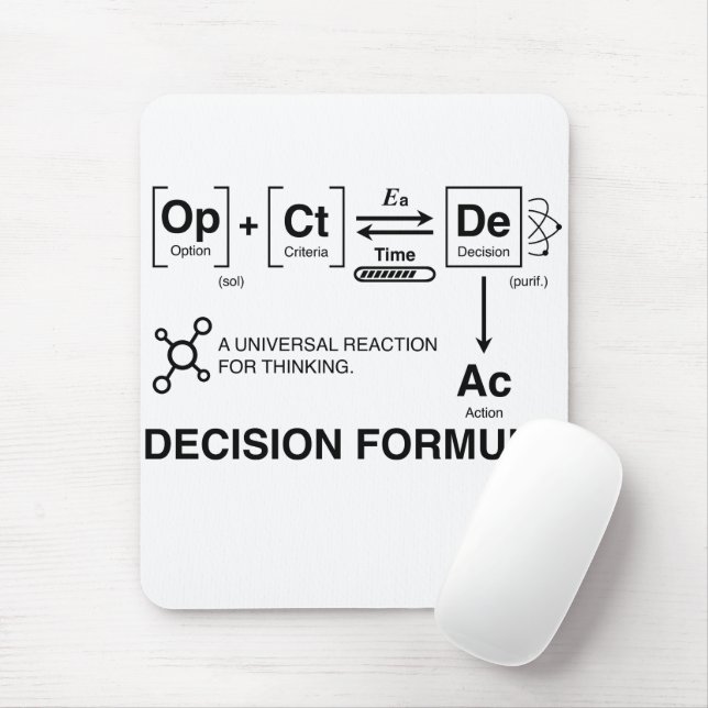DECISION_FORMULA MOUSE MAT (With Mouse)