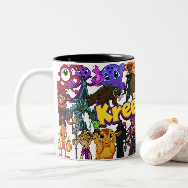 Deck 2 Two-Tone coffee mug (With Donut)