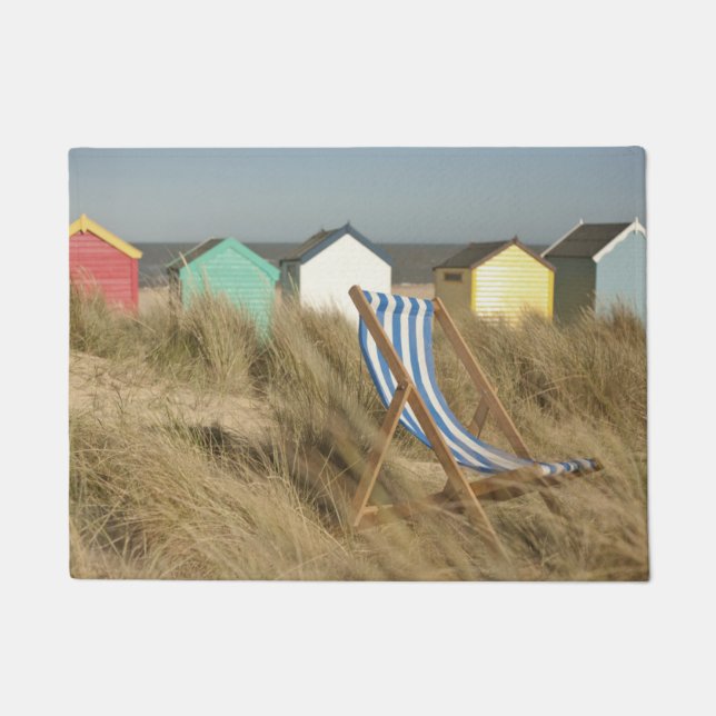 Deck Chair And Beach Huts | Southwold, Suffolk Doormat (Front)