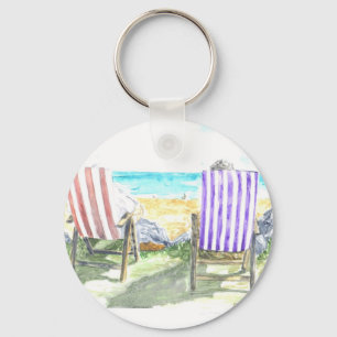 'Deck Chairs' Keychain