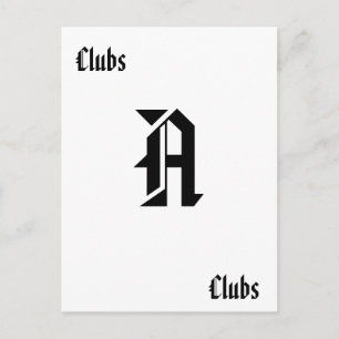 Deck of Cards Ace of Clubs