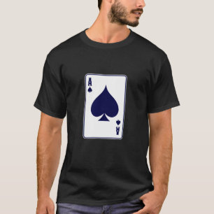 Deck Of Cards For Men Ace Spades T-Shirt