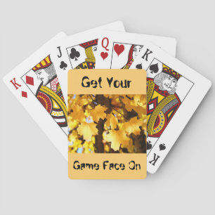 Deck of Cards Get Your Game Face On Fun Humour