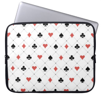Deck of Cards Pattern Laptop Sleeve