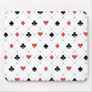 Deck of Cards Pattern Mouse Mat
