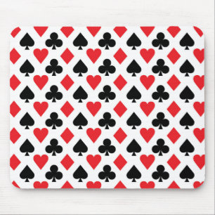 Deck of Cards Pattern Mouse Mat