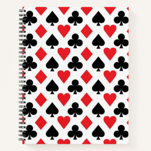 Deck of Cards Pattern Notebook