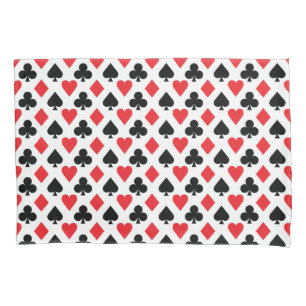 Deck of Cards Pattern Pillowcase