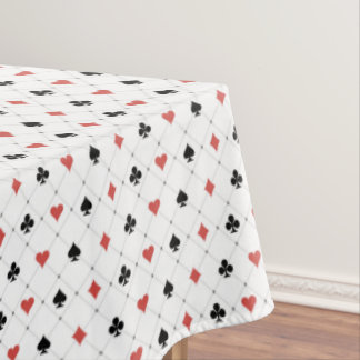 Deck of Cards Pattern Tablecloth