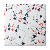 "Deck of Destiny: Layered Aces in a Poker Shuffle"