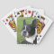 deck of playing cards, with boston terrier