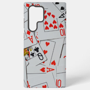 Deck Of Scatter Playing Cards Pattern, Samsung Galaxy Case