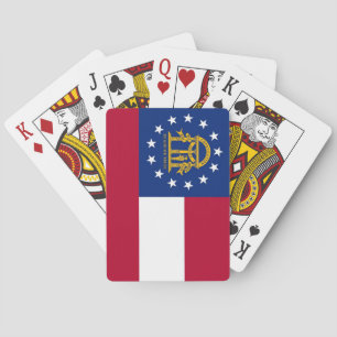 Deck Playing Cards with Flag of Georgia