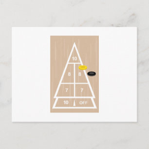 Deck Shuffleboard Postcard