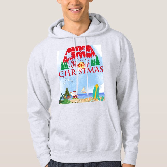 Deck the Boat with Christmas Cheer Hoodie (Front)