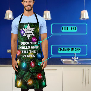 Deck the Halls and Fill the Plates Apron