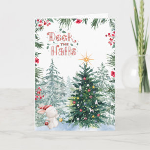 Deck the Halls Card