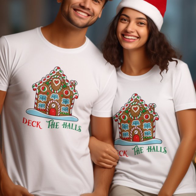 Deck the halls Christmas House T-Shirt (Creator Uploaded)