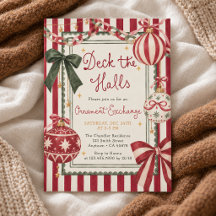 Deck The Halls Christmas Ornament Exchange