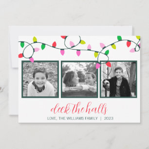 Deck The Halls Christmas Photo Card