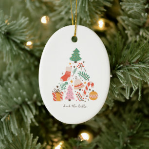 Deck the Halls Christmas Tree Decoration Holiday