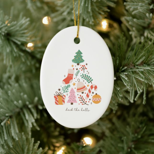 Deck the Halls Christmas Tree Decoration Holiday (Tree)