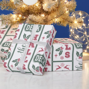 Deck The Halls Christmas Wrapping Paper