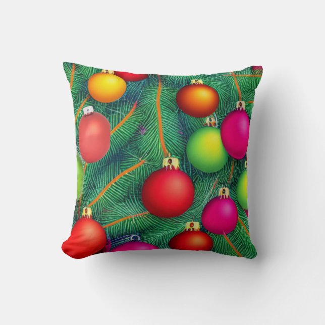 Deck the Halls Cushion (Front)