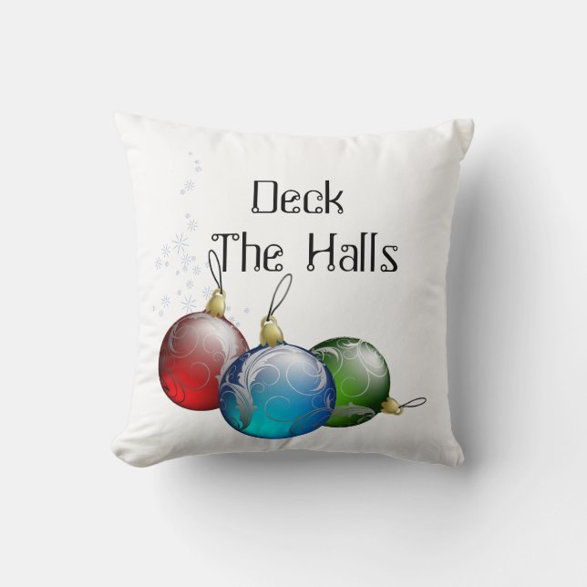 Deck the Halls Cushion (Front)