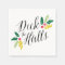 Deck the Halls Elegant Holiday Party Napkin