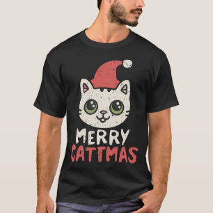 Deck the halls Happy Cat T-Shirt