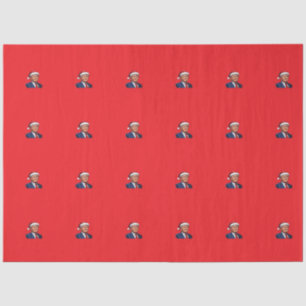 Deck the Halls in Red Tissue Paper