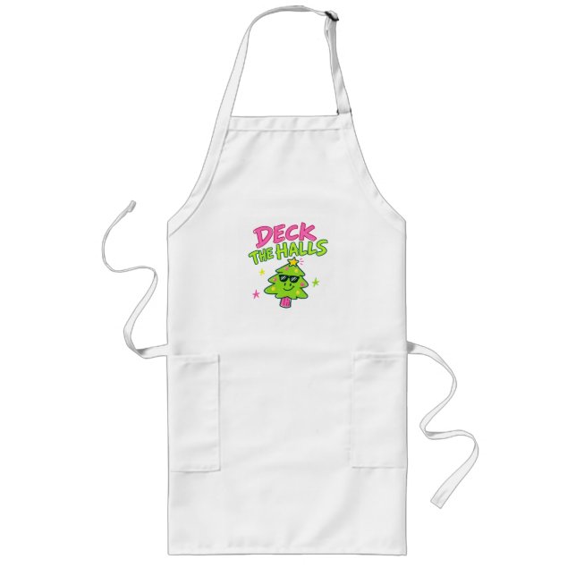 deck the halls long apron (Front)